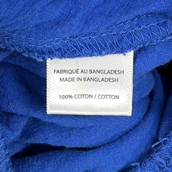 Classic Editions Blue Capri Women XXL Pull On Elastic Cargo Pocket - Picture 8 of 9